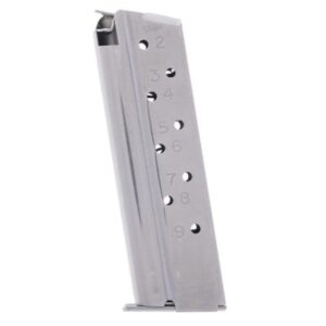 CMC Products Match Grade Full-Size 1911 9mm 9-Round Stainless Steel Magazine