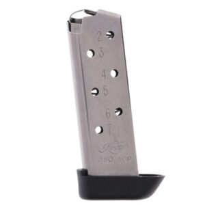 Kimber Micro, .380 ACP Stainless Steel 7-round Extended Magazine