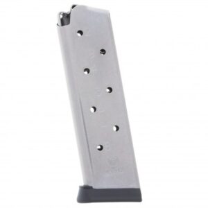 Metalform 1911 Government, Commander .45 ACP Stainless Steel (Removable Base & Pro Follower) 8-Round Magazine