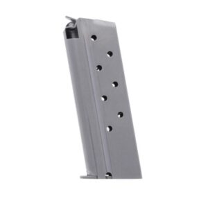 Metalform 1911 Officer .38 SUPER, Stainless Steel (Welded Base & Flat Follower) 8-Round Magazine