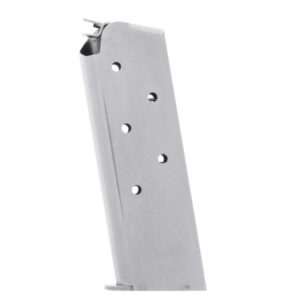 Metalform 1911 Officer .45 ACP Stainless Steel (Welded  Base & Flat Follower) 6-Round Magazine