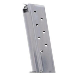 Metalform Officer 1911 9mm, Stainless Steel (Welded Base & Flat Follower) 8-Round Magazine