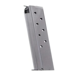 Metalform Standard 1911 Government, Commander .40 S&W, Stainless Steel (Welded Base & Flat Follower) 8-Round Magazine