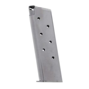 Metalform Standard 1911 Government, Commander .45 ACP Stainless Steel (Welded Base & Round Follower) 7-Round Magazine