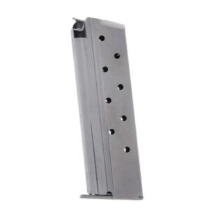 Metalform Standard 1911 Government, Commander 9mm, Stainless Steel (Removable Base & Flat Follower) 9-Round Magazine