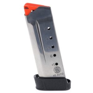 Smith & Wesson S&W M&P Shield .45 ACP 7-Round Stainless Steel Factory Magazine