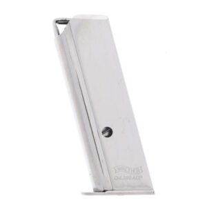 Walther PPK .380 ACP 6-Round Magazine Nickel