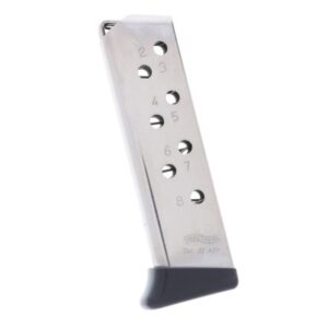 Walther PPK/S .32 ACP 8-Round Nickel Magazine